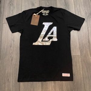 Mitchell & Ness Los Angeles Lakers Iridescent T-Shirt NWT